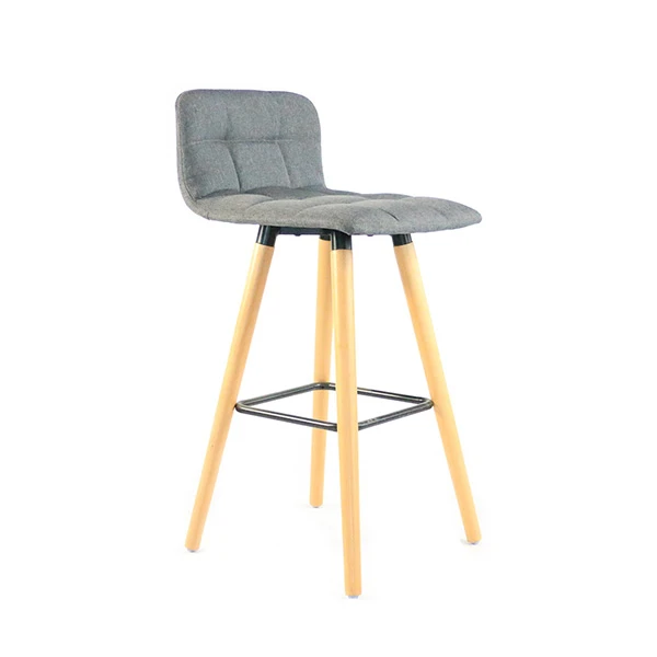 Υφασμάτινες Καρέκλες Bar Stool Bar με Πλάτη