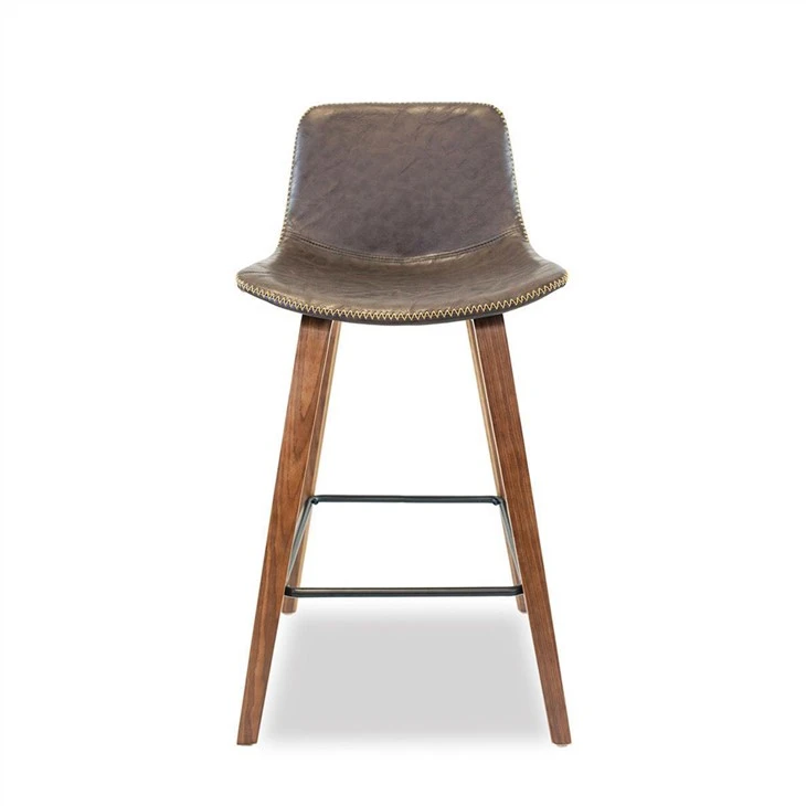 Καρέκλα Barstools Μεταλλικό Υποπόδιο PU Cushion Κάθισμα