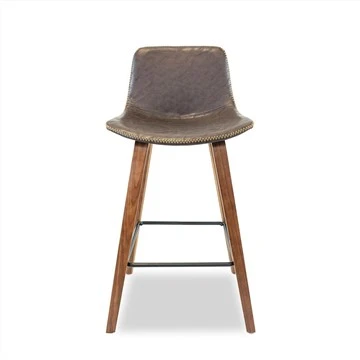 Καρέκλα Barstools Μεταλλικό Υποπόδιο PU Cushion Κάθισμα