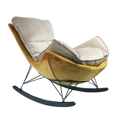 Κουνιστή καρέκλα Partner Velvet Fabric